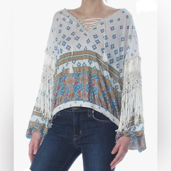 Free People Women's Macra-Maze Me Top size Medium - Picture 1 of 11